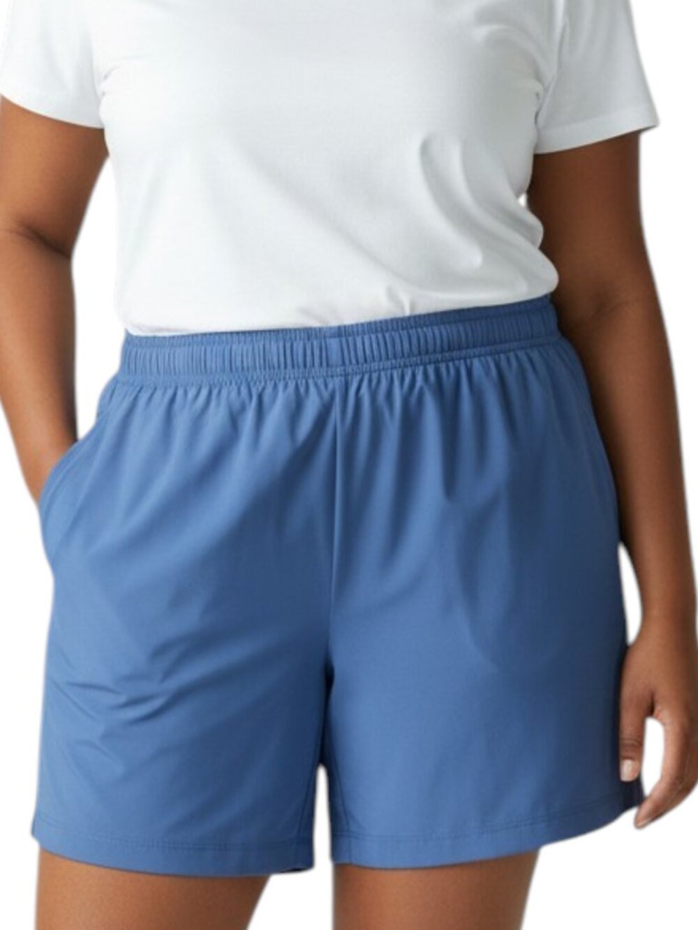 Eddie Bauer Women's Departure 7 Inch Shorts UPF 50, Size XL, Blue, NWT, Gorpcore